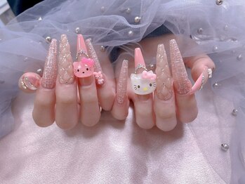 スノーネイルサロン 新宿店(Snow nail salon)/キルティングツイードキャラ