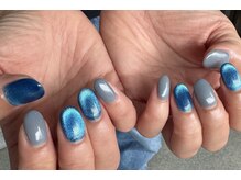 ミアネイル 越谷店(mia nail)/ワンカラー×マグネット