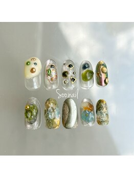 ソーネイル(Soo.nail)/9月定額ネイルトレンドデザイン