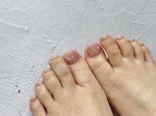 シンプルジェルネイル専門店 バランス(balance)/ナチュラルデザインフットネイル