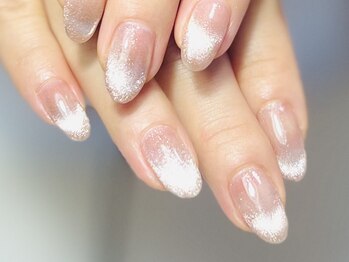 輝く光のマグネットネイル☆