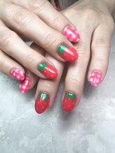 ネイルルーム セレッソ(CEREZO)/いちごネイル