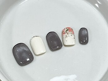 カラ ネイル 中津店(calla nail)/レトロフラワー。。♪