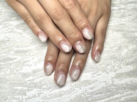 ぬりかけニュアンスネイル