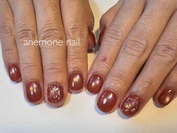 アネモネネイル(anemone nail)/マグ＋シンプルアート