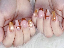 チェックネイル