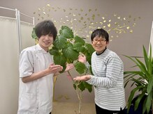 あおい整体/お客様との記念2ショット写真