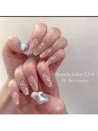ワンホンネイル/ハート大きめ