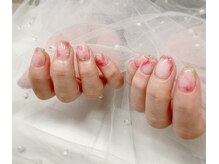 エクラベル(E'clat belle)/ニュアンス×ミラーネイル☆