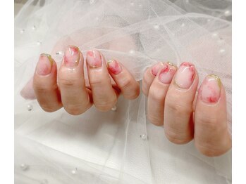 エクラベル(E'clat belle)/ニュアンス×ミラーネイル☆