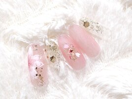 ＃3月＃4月＃春ネイル＃お花