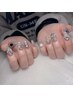 《HAND》パーツつけ放題90分(ワンカラー/ラメグラ)¥9580