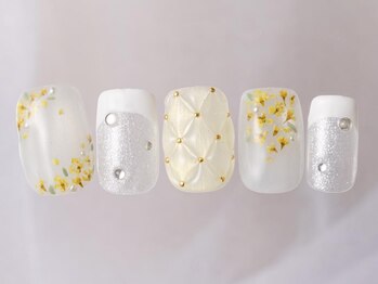 アイネイルズ 新宿店(I nails)/ミモザキルティング9480円