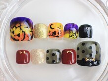 ネイルサロン あかねいろ/秋冬　ハロウィン　ハンド