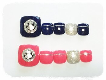 ネイルサロン ブリオン(Nail Salon Bullion)/キラキラにこちゃんネイル