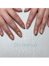 シマー(Shimmer)/ツイードネイル