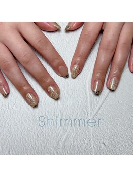 シマー(Shimmer)/ツイードネイル