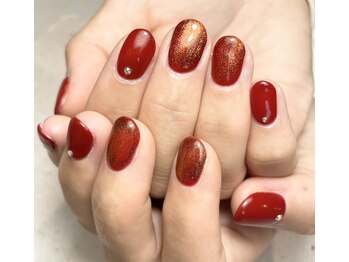 ヘアーアンドネイル ルシア(Hair&Nail Lucia)/定額デザインを秋カラーで!