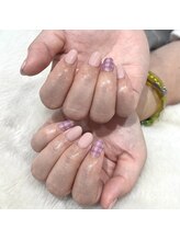 エムスラッシュ 横浜元町店(M.SLASH)/ギンガムチェックネイル