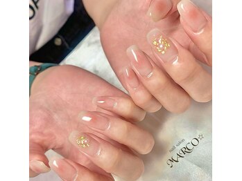 ネイルサロン マルコ(nail salon MARCO)/上品チークネイル ¥8.030