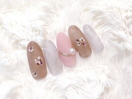 ＃2月＃3月＃春ネイル＃綺麗め