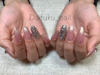 ダイフクネイルズ(Daifuku nails)/埋め尽くしネイル