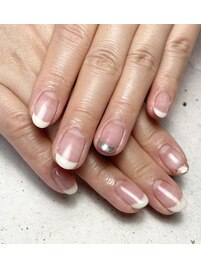 夏らしいフレンチネイル♪