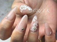 クリーク(CREEK)/春カラーオーロラ桜スカルプ