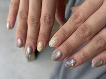 レトネイル レトネイル 大阪梅田(reto nail)/ニュアンス/透明水滴/マグネット