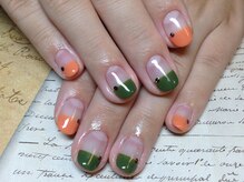 ラウト デコレーションアンドネイルサロン(Lauto Decoration&Nail Salon)/真っすぐフレンチネイル