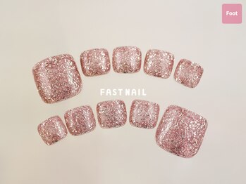 ファストネイル 静岡パルシェ店(FAST NAIL)/冬フット 5,500円 【11994】