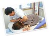 首が動かない・後ろに振り向けない方用のコースです。　￥8000