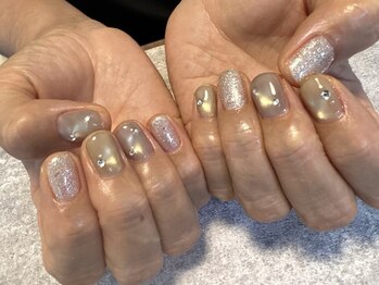 アネモネネイル(anemone nail)/マグネット＋オプション