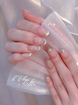 ビームバイステア(b'6 by Stir)の写真/初めての方大歓迎！しっかりとカウンセリングし、シンプルカワイイデザインも叶えるサロン☆