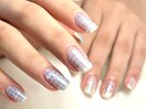 格子柄ネイル/チェックネイル
