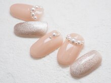 シックネイル(CHIC nail)/ヌーディーベージュ＆マグネット