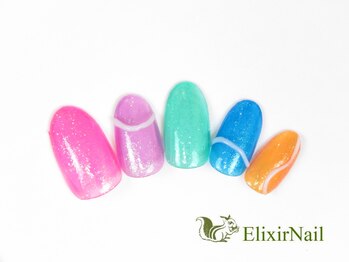 エリクサーネイル 池袋(Elixir Nail)/定額a シンプル/クーポン使用