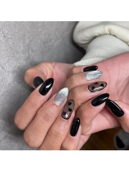 イロ(iro)/ハート♪ブラックネイル♪