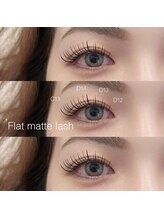 トエ(toe)/flat matte lash by Kurumi