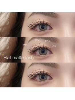トエ(toe)/flat matte lash by Kurumi