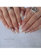 リアンスネイル ヴィヴィッド 岡山店(LianS nail ViViD)/フレンチ