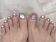 ルネネイル(Lune nail)の写真/【フットバス・角質ケア付き♪フットネイル導入】シンプル～トレンド定額デザインで足先から気分が上がる！