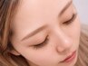 【眉×エク】フラットラッシュ120本＋美眉スタイリング￥11,100