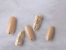 サンミーゴネイル 神戸店(Sunmego Nail)/ミラー埋め込みフラワーネイル