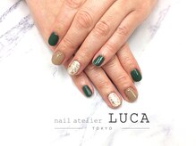 ネイルアトリエルカ(nail atelier LUCA)/s-63 シンプルキラキラネイル