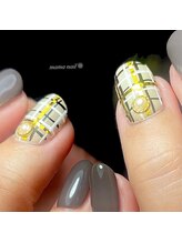 ママネイル(mamanail)/チェックネイル