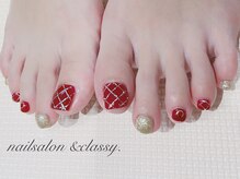 アンドクラッシィ(&classy.)/フットデザインネイル 