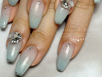 【淡めブルー×グラデーション】