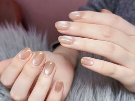 王道シンプルマグネットネイル