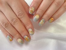 ティアラ(Tiara)/持ち込み　サンセットネイル